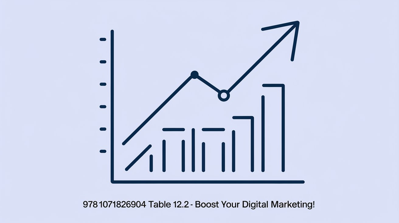 9781071826904 Table 12.2 – Boost Your Digital Marketing!