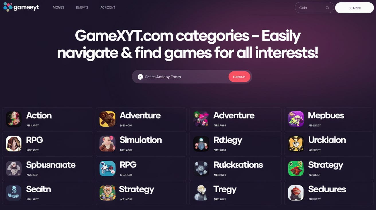 GamerXyt.com Categories – Find Games for All Interests!