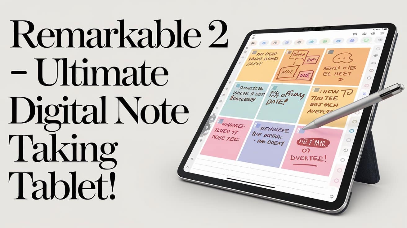 Remarkable 2 – Ultimate Digital Note Taking Tablet!