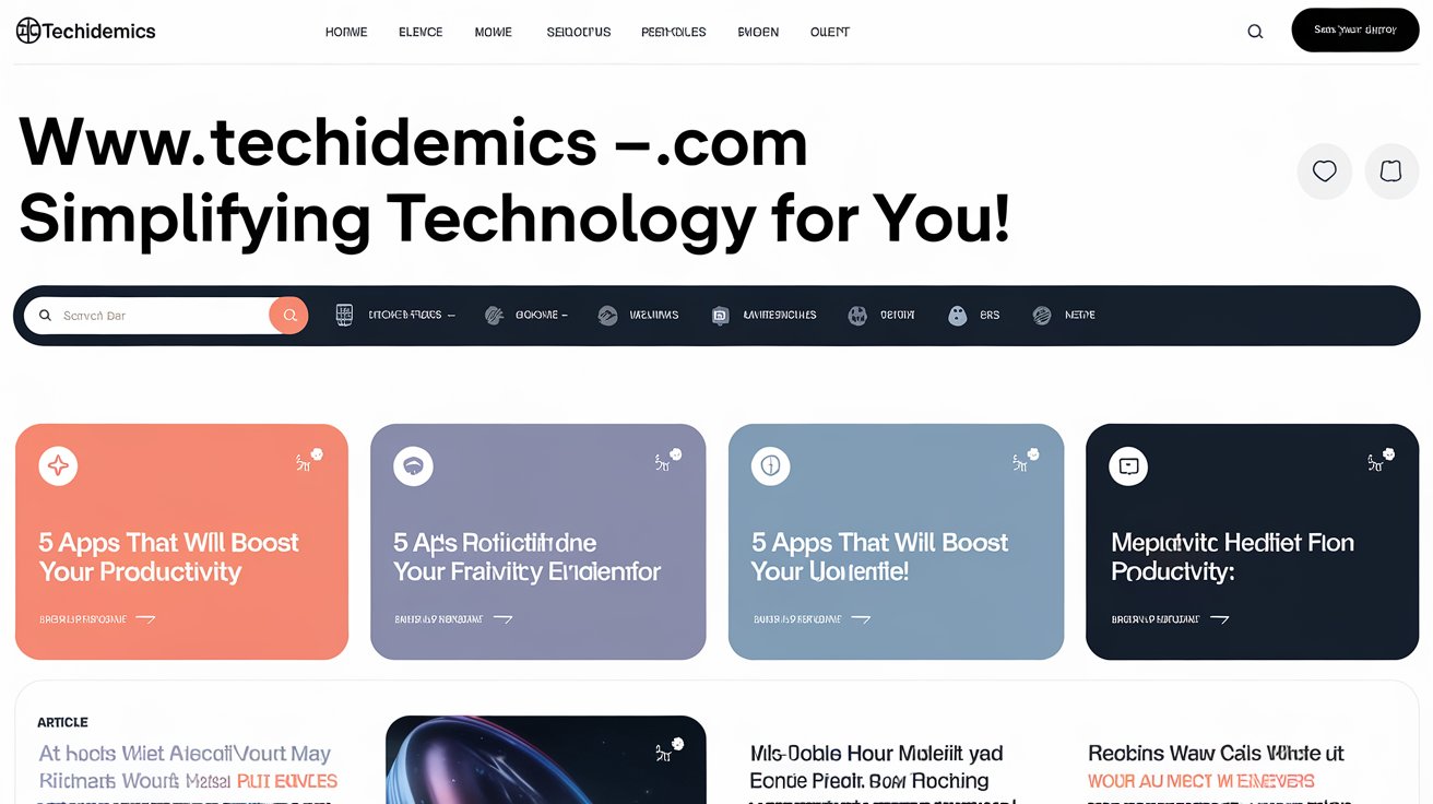 Www.Techidemics .Com – Simplifying Technology For You!